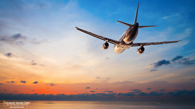air travle and neck pain