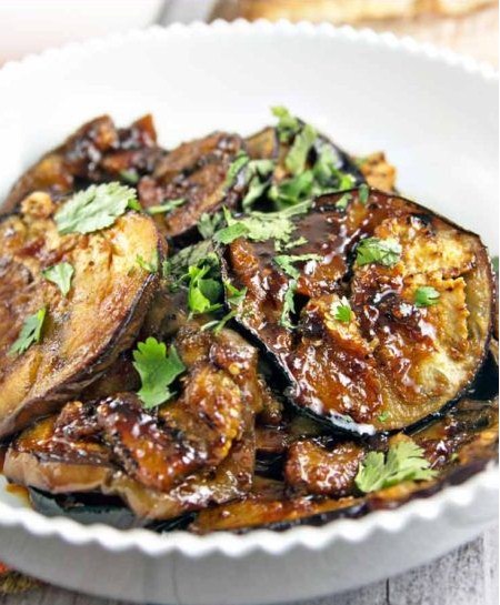 Moroccan Honey Glazed Eggplant Moroccan Honey Glazed Eggplant