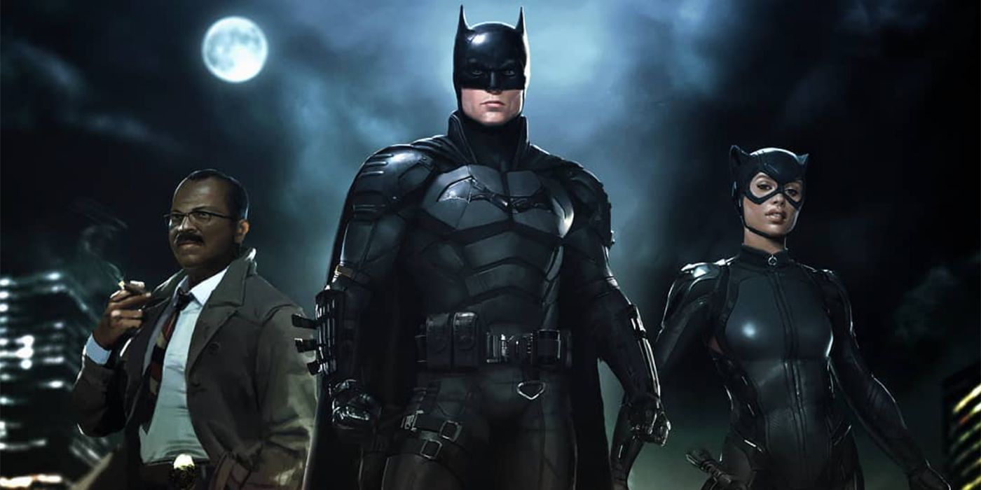 Arte promocional de !!'The Batman'!! oferece uma nova visão de Robert  Pattinson no traje do herói