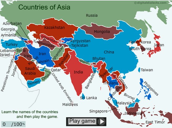 http://www.digitaldialects.com/geography/Asia_geography.htm