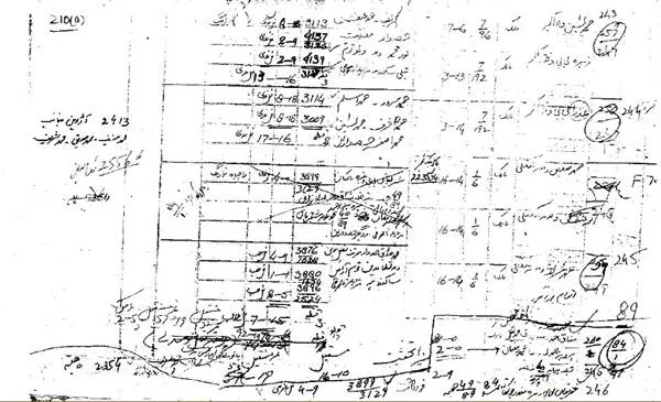 Traditional Land Record of Patwari System