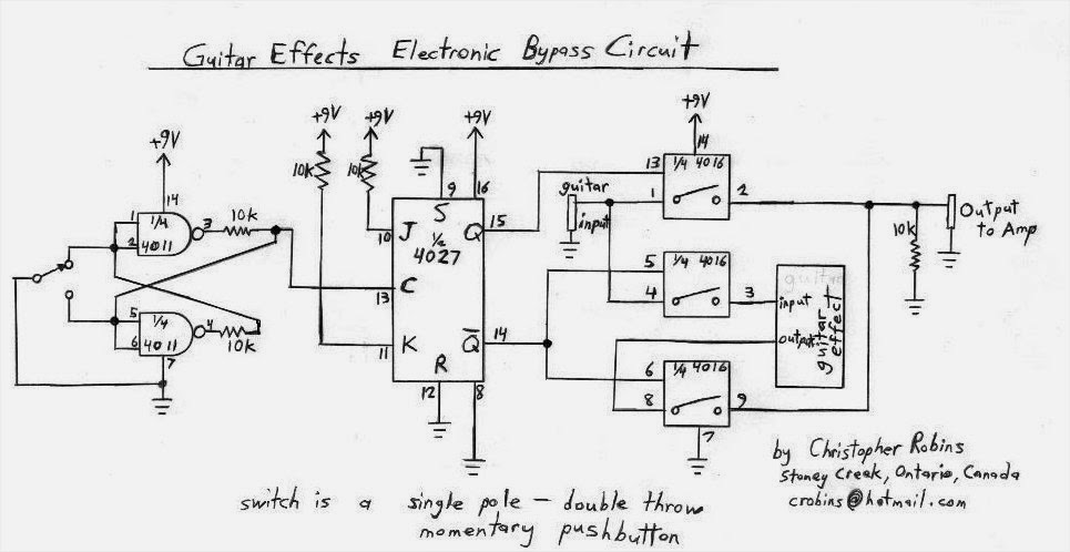 Guitar Effect Circuit | Wiring And Schematic