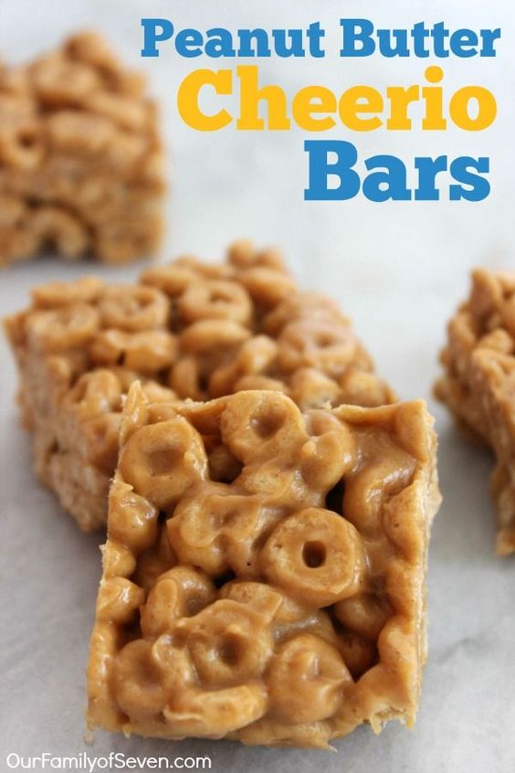 Peanut Butter Cheerio Bars The Healthy Breakfast Ideas