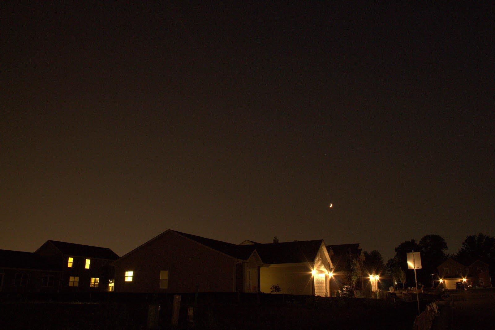 moon over my house