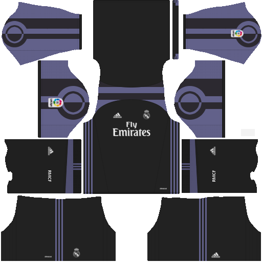 Uniformes Dream League Soccer REAL MADRID
