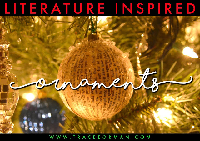 Literature-Inspired Ornaments  www.traceeorman.com