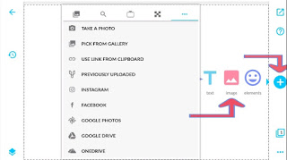 Cara mengupload foto dan mulai mendesain dengan Aplikasi Desygner Android