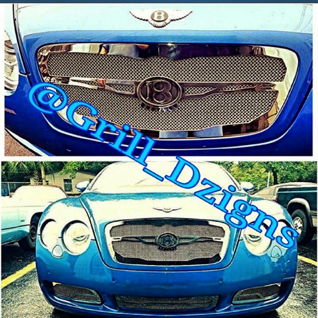 Ace1 Exclusive Custom Bentley Grill Done by GRILL DZIGNS