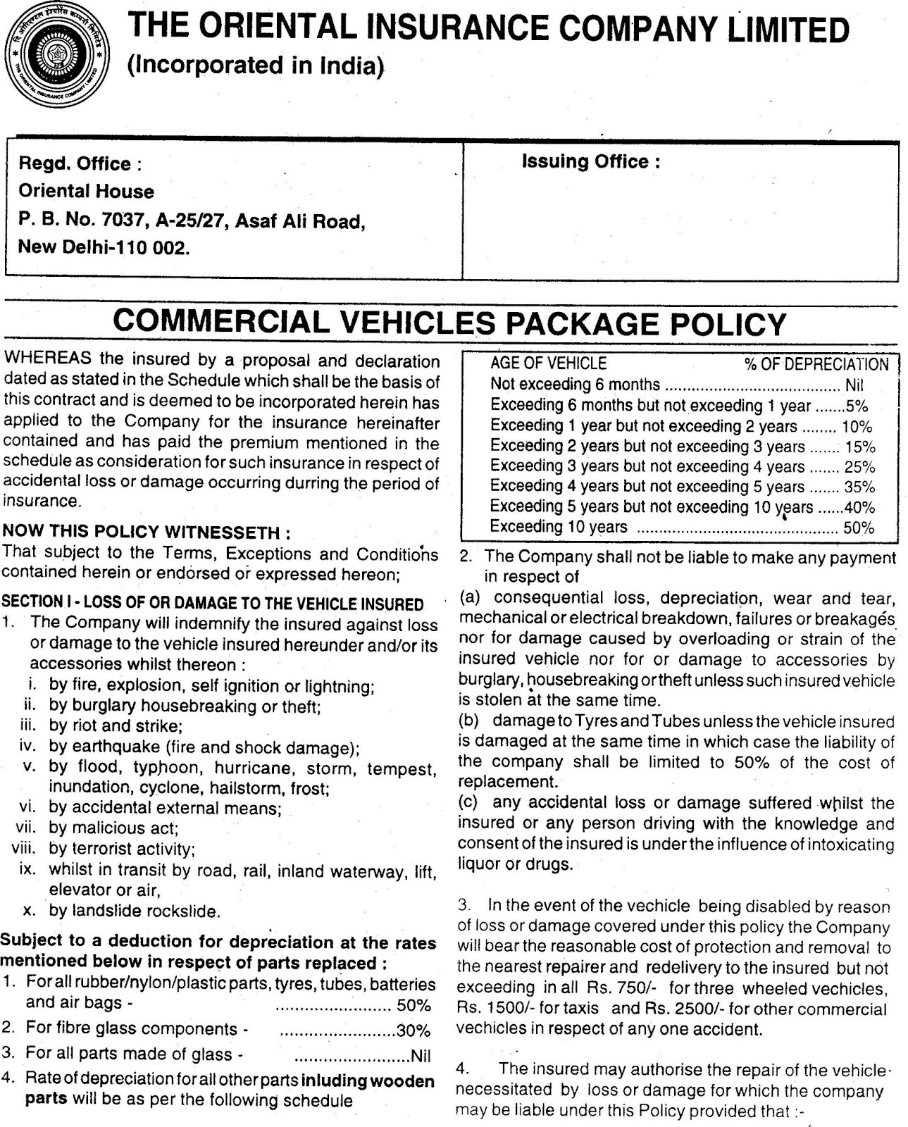 pnb oriental royal mediclaim policy Scribd india