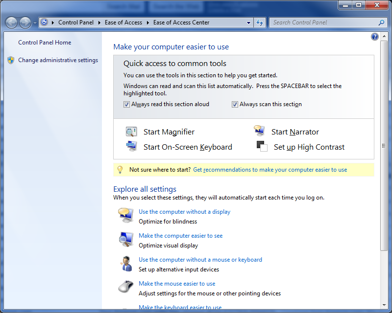 SpeEdChange Making Windows Accessible