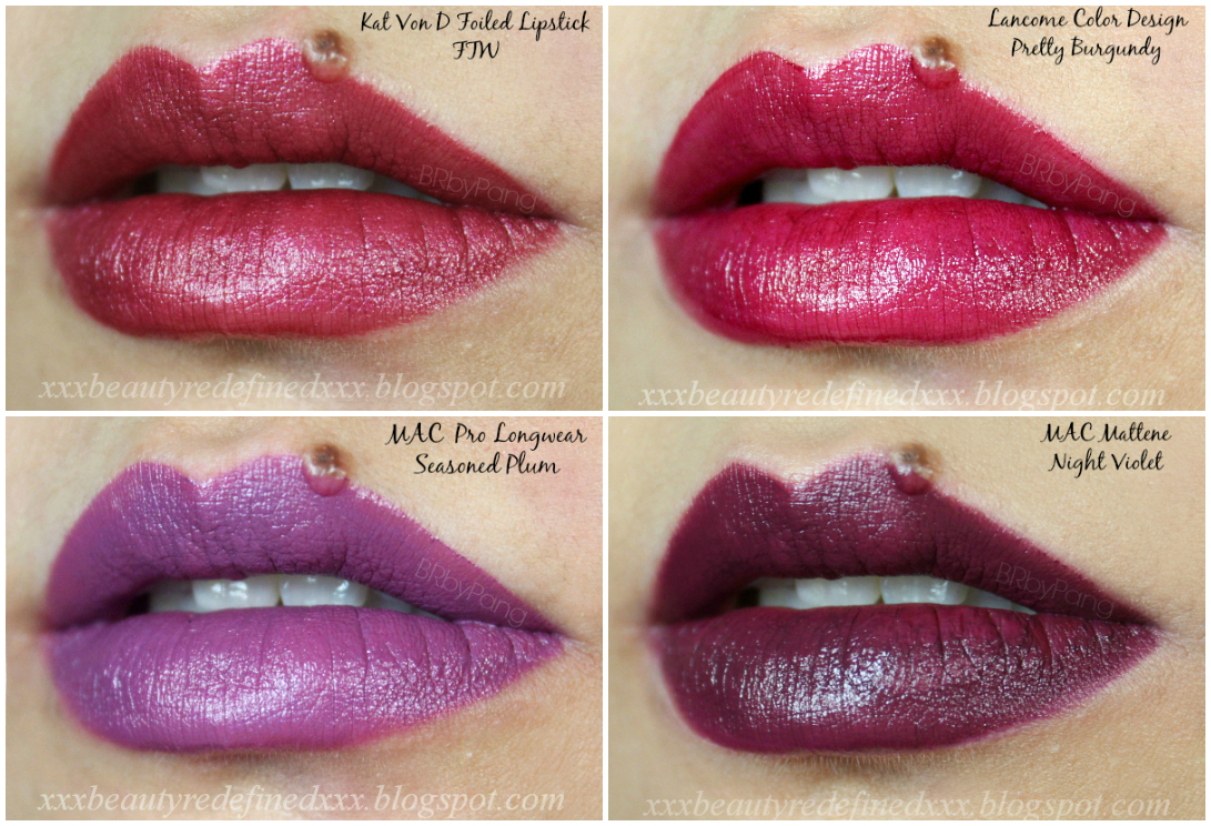 BeautyRedefined by Pang 24 Shades of Berries, Plums, and Purples