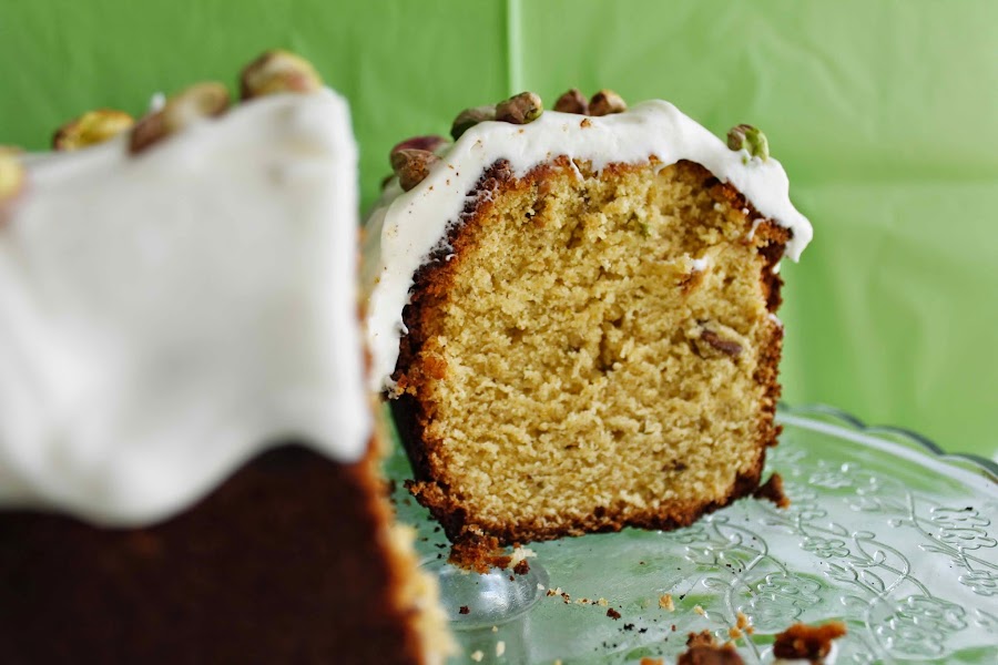 Receta Pound cake de pistachos