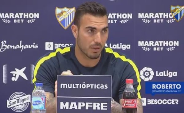 Roberto - Málaga -, acerca del descenso: "Sí, claro que creo que hay opciones"