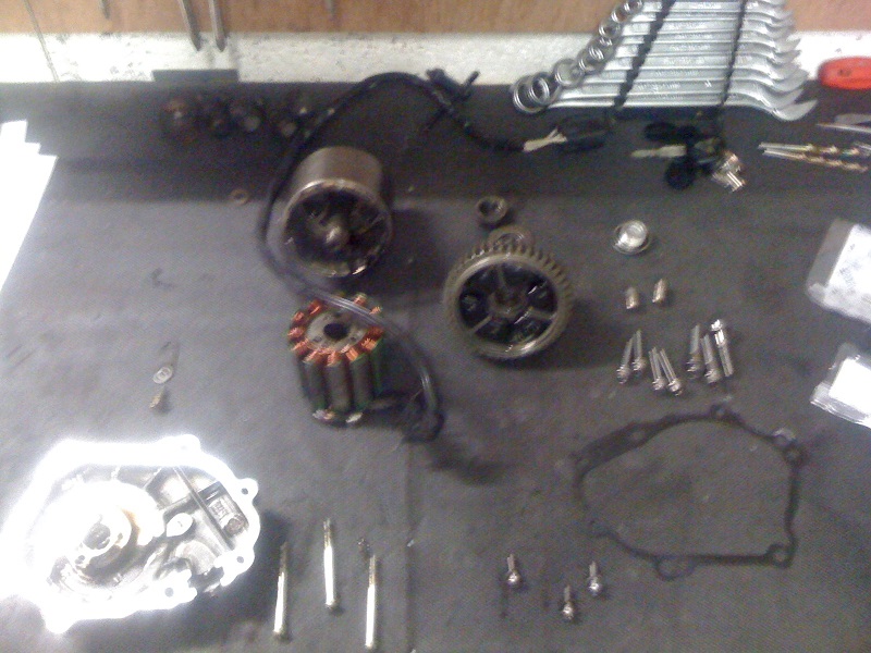 Demontage alternateur fz1