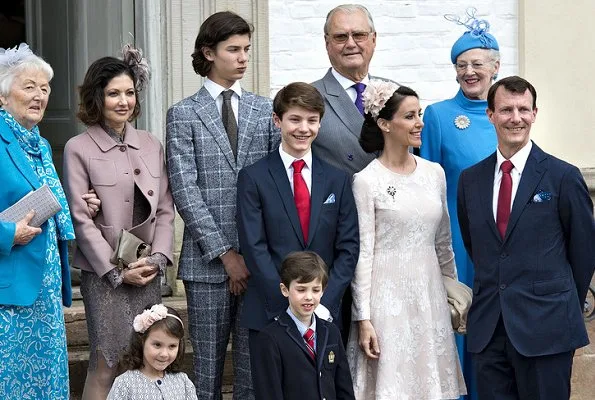 Crown Prince Frederik, Crown Princess Mary, Prince Vincent, Princess Josephine, Prince Isabella, Prince Christian, Prince Joachim, Princess Marie, Prince Henrik, Princess Athena and Countess Alexandra