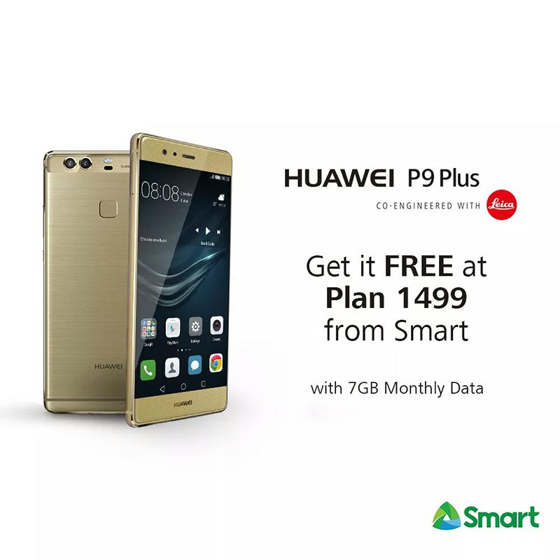 Huawei P9 Plus at Smart postpaid plans!