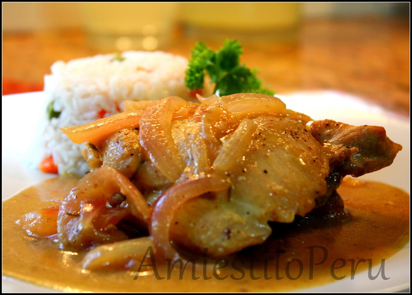 AmiestiloPeru POLLO A LA MOSTAZA.