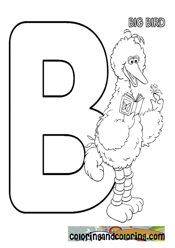 Sesame Street Abc Pages Coloring Pages