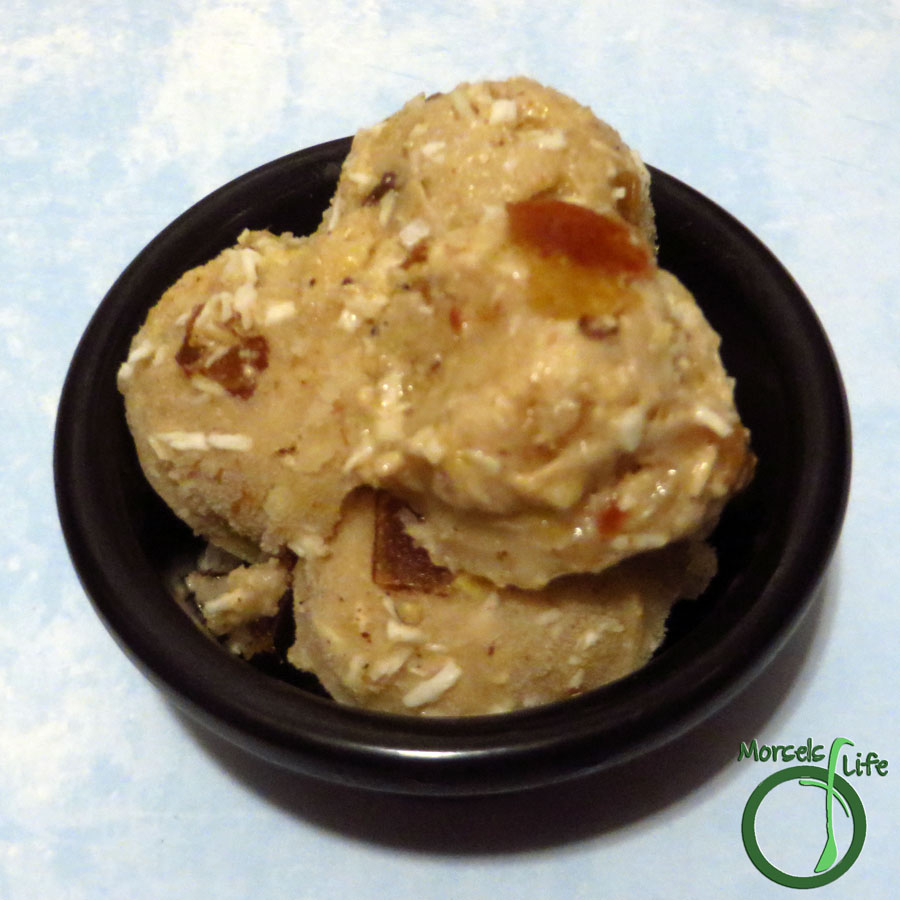 Morsels of Life - Spiced Date Ice Cream - Aromatic spices, frozen with cashew milk (or cream) and slightly sweetened with dates for one yummy spiced date ice cream!