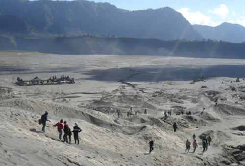 Lautan Pasir Gunung Bromo Lautan Pasir Gunung Bromo