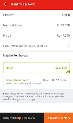 Konfirmasi Akhir Konfirmasi Akhir