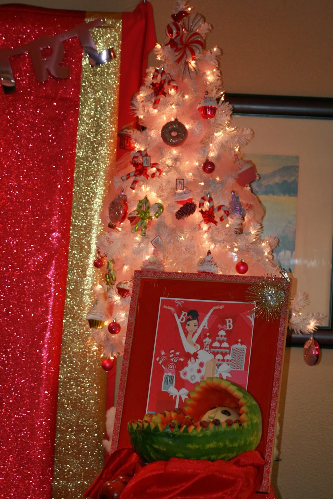 Naica's Baby Shower: Sweet Christmas Baby Shower Theme