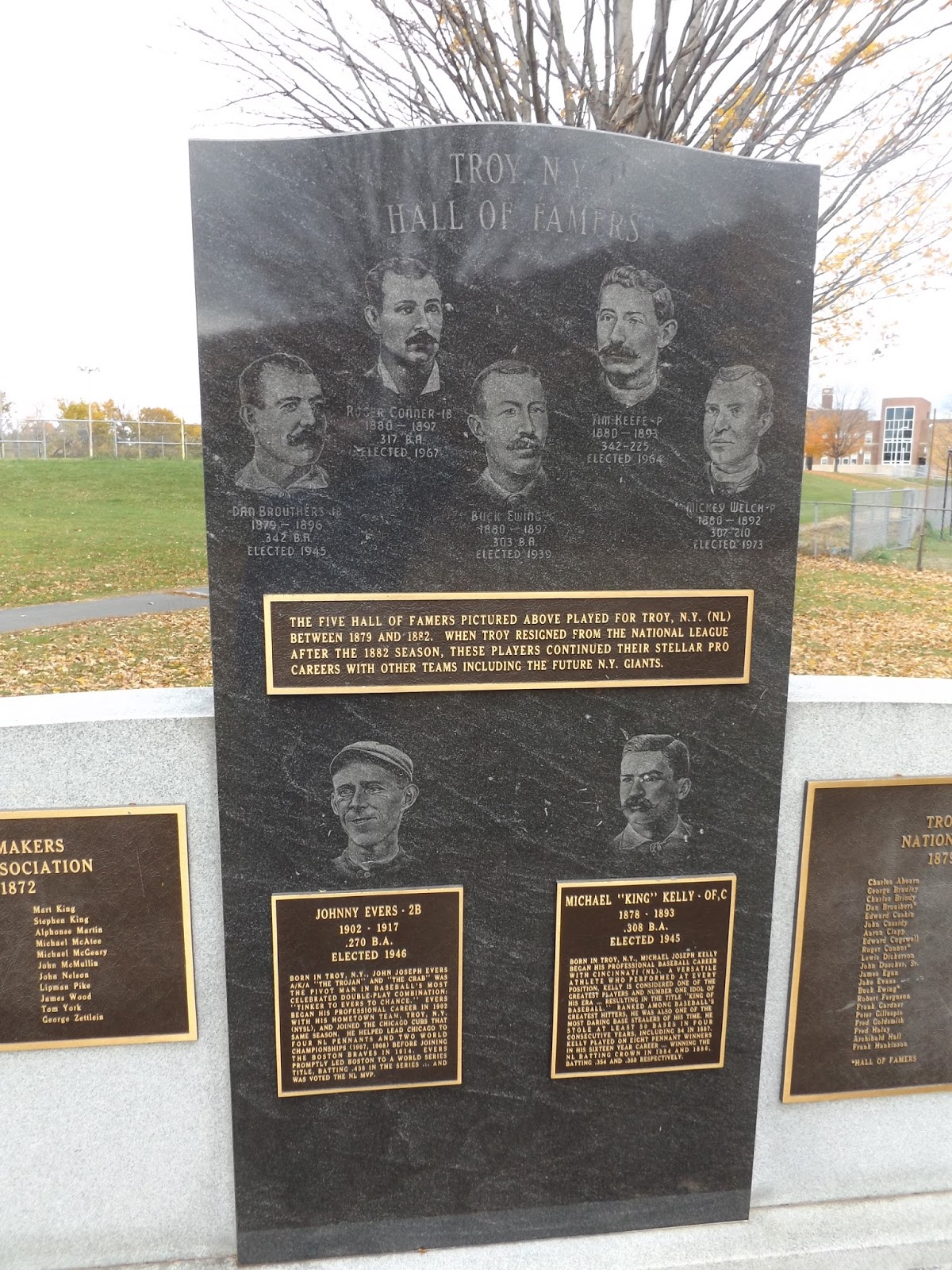 Troy Baseball Monument Troy, New York