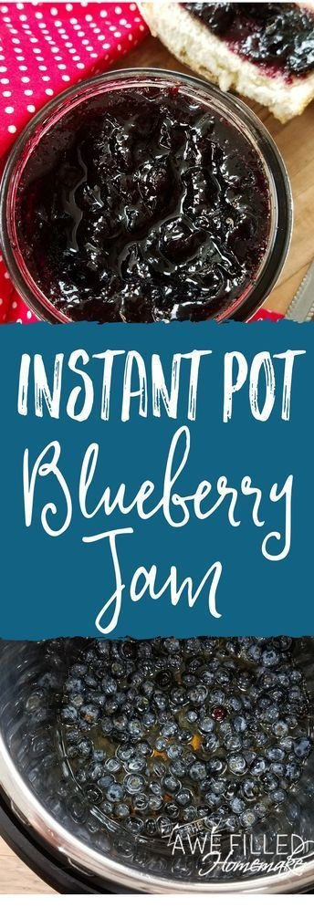 Instant Pot Blueberry Jam
