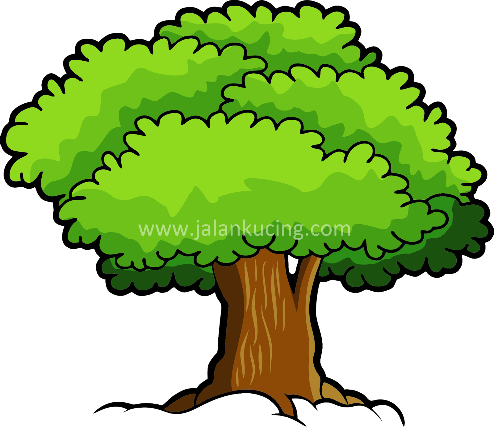  Gambar Pohon Kartun  Nurhayana Situmorang