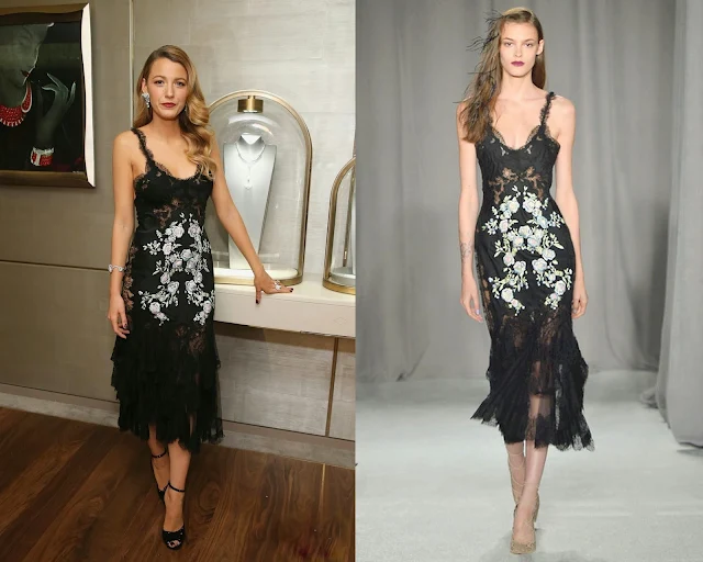 Blake Lively in Marchesa – Van Cleef & Arpels Celebrates The Redesigned New York 5th Avenue Flagship Maison