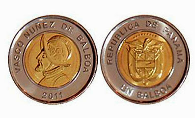 Moneda de un balboa, Panamá
