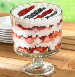 Red, White & Blueberry Trifle Red, White & Blueberry Trifle