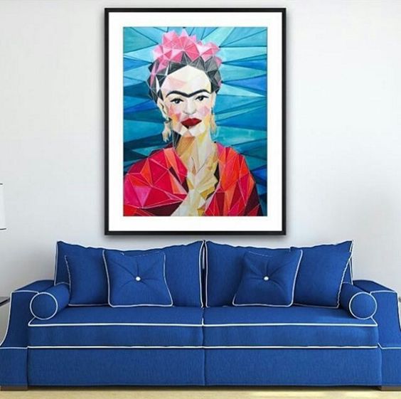 Frida Kahlo e as cores vibrantes na decoração