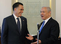 Mitt Romney and Benjamin Netanyahu