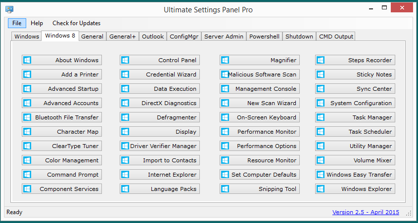 Ultimate Settings Panel Pro version 2.5 Released 4