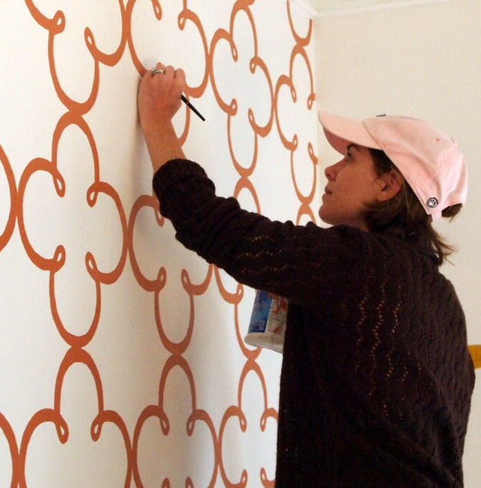 Diy Wall Stencil Patterns Home Ideas Designs