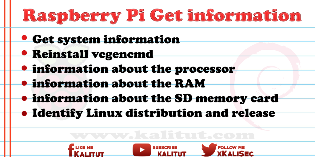 Get all information about your Raspberry Pi KaliTut