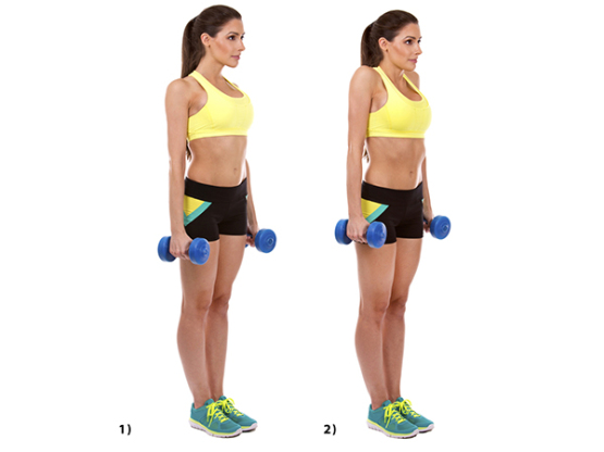 Reduce Back Fat Fast For Women- Dumbbell Shoulder Shrugs Reduce Back Fat Fast For Women- Dumbbell Shoulder Shrugs