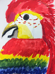 watercolor parrots cooper academy dual language studio parrot painting