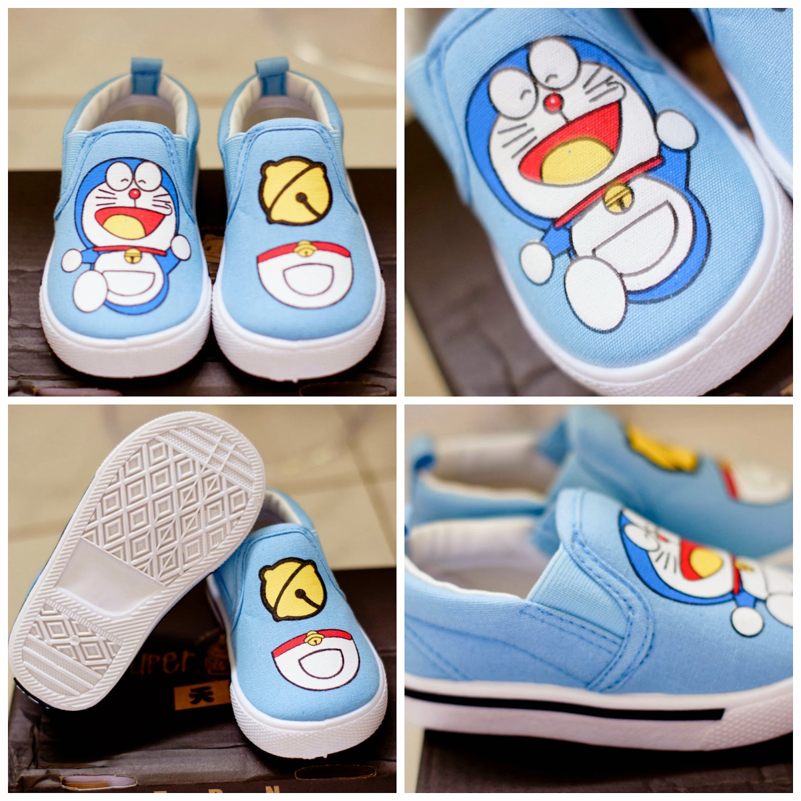 Everything Kiddyland LAST PAIR DORAEMON CANVAS SHOES FOR KIDS