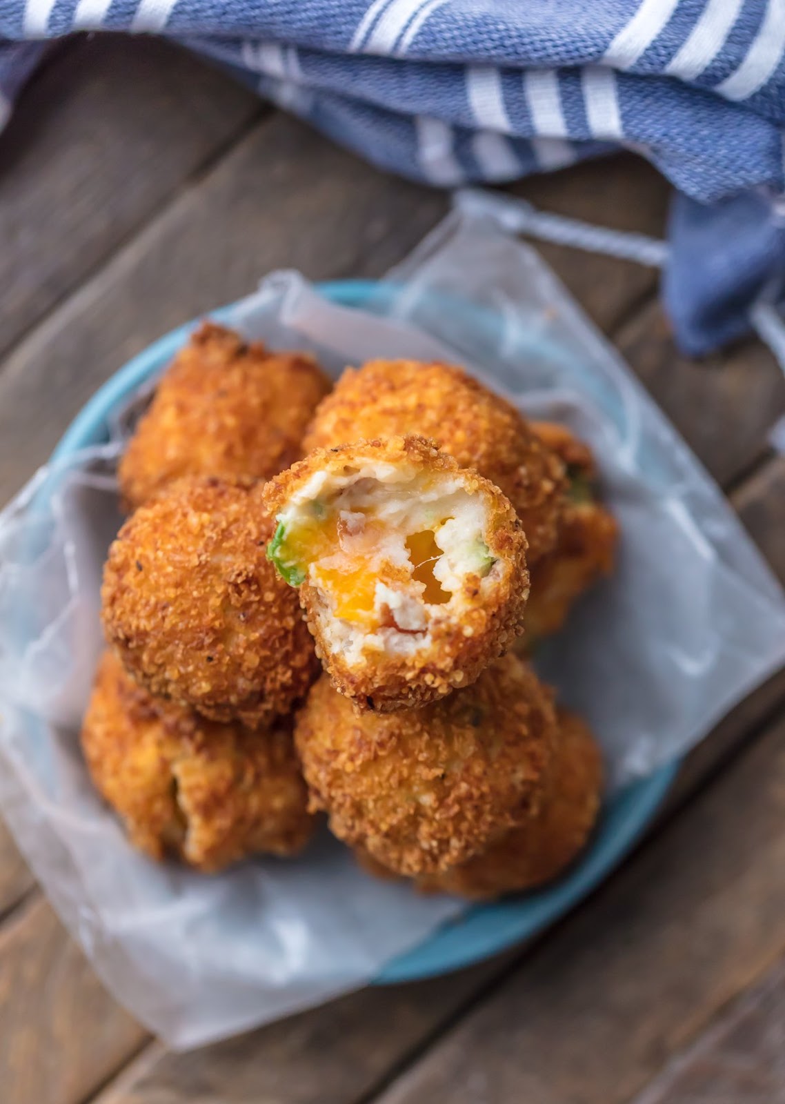 DEEP FRIED LOADED MASHED POTATO BITES