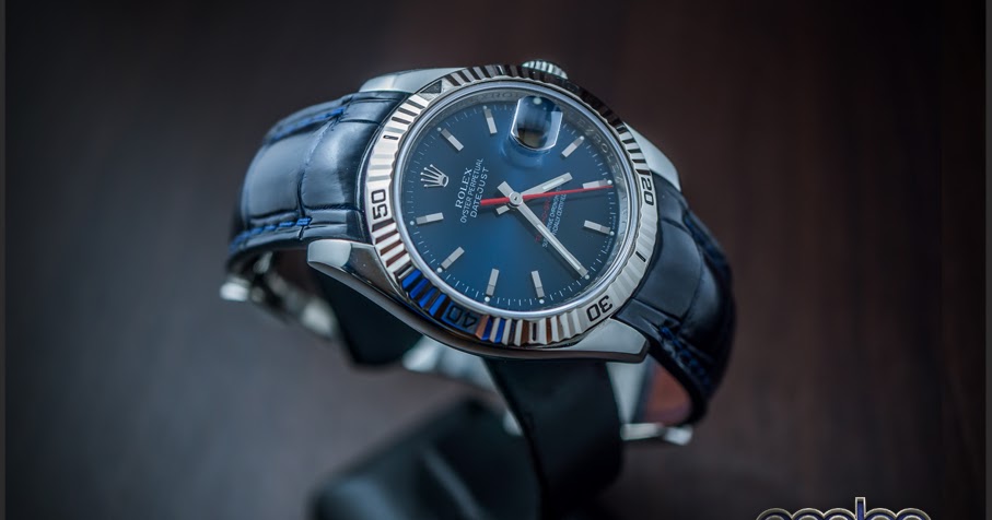rolex datejust crocodile strap