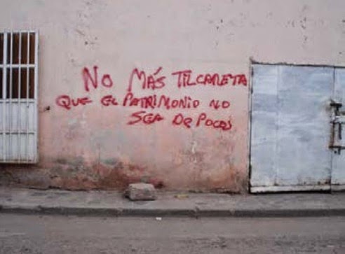 Tilcara graffiti Patrimonio Unesco