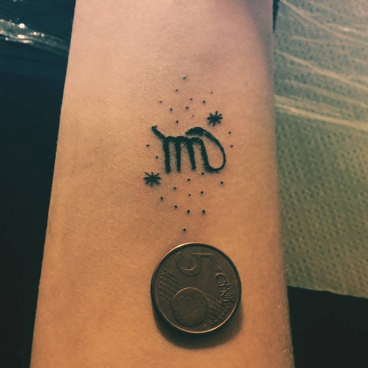 Tattoo zodiac sign Scorpio - Tattoos and permanent makeup