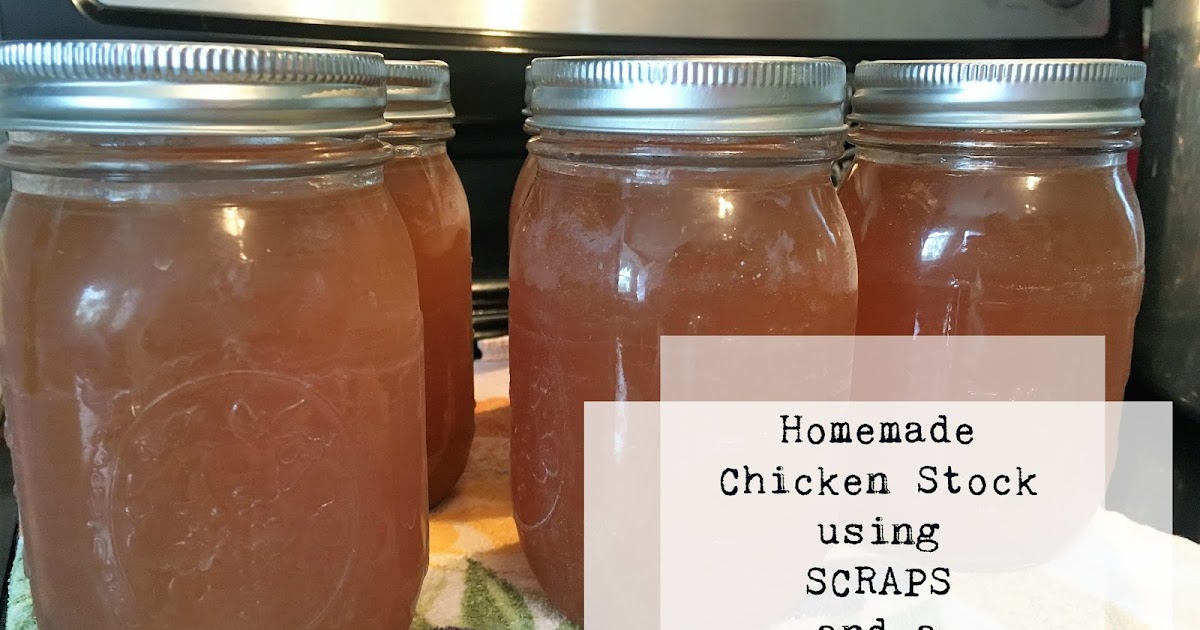 DIY Chicken Stock Using Pressure Canner