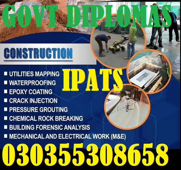 1 year and 2 year Punjab Government approved Diploma in any trade O3O3-553O865