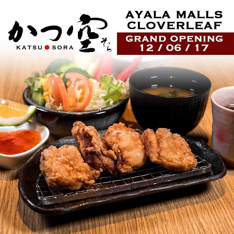 Manila Shopper Katsu Sora Ayala Malls Cloverleaf FREE Tatsutaage Set