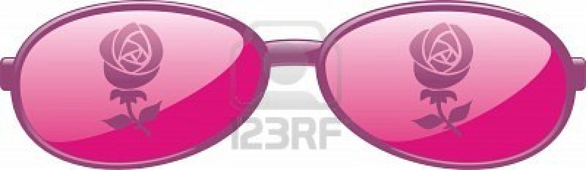 rose colored glasses clipart - photo #2