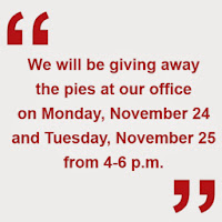 Would you like a free pumpkin pie from The Anderson Group