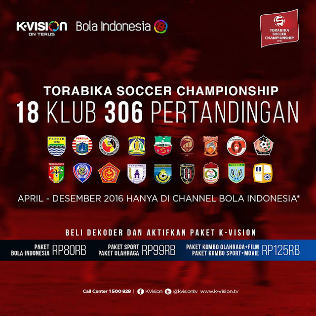 TSC (Torabika Soccer Championship) | K-Vision atau KompasVision